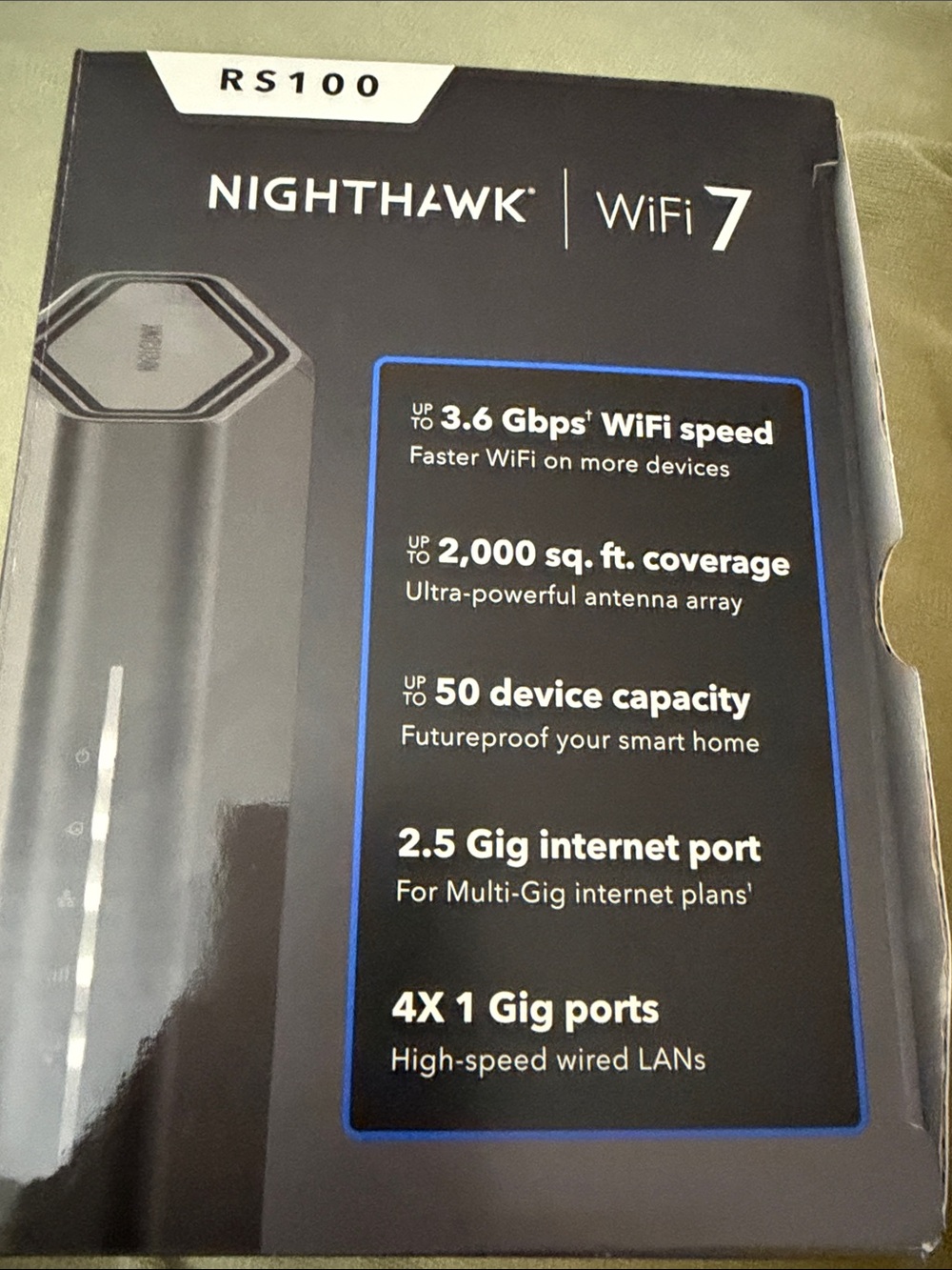 Netgear Nighthawk RS100 WiFi Router - Picture 7 of 7